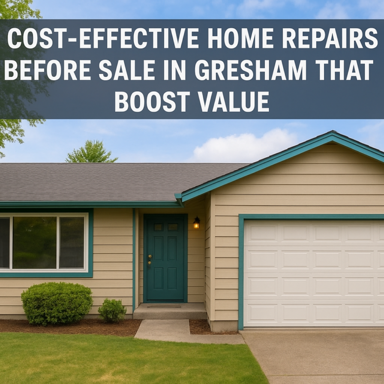 Cost-Effective Home Repairs Before Sale in Gresham That Boost Value